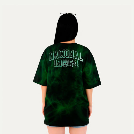 Camiseta Oversize Mujer Grafiteada 1954 en 3D - Cluubes