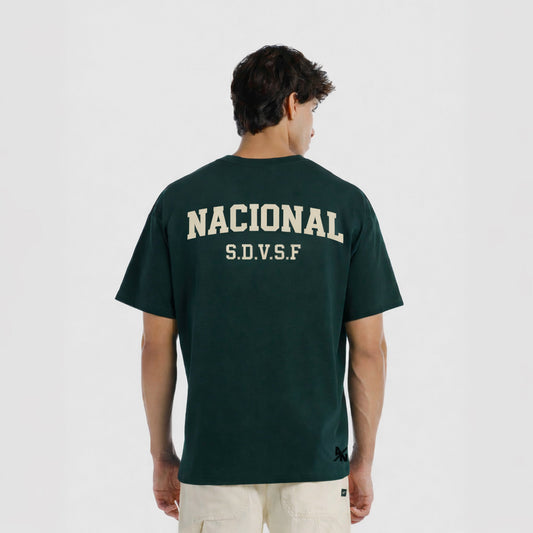 Camiseta Oversize Verde Esmeralda S.D.V.S.F - Cluubes