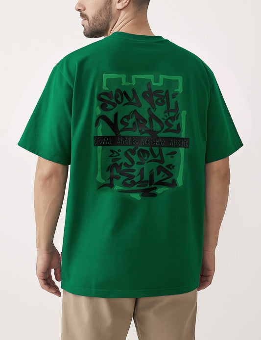 Camiseta Oversize Verde Montaña Soy del Verde - Cluubes