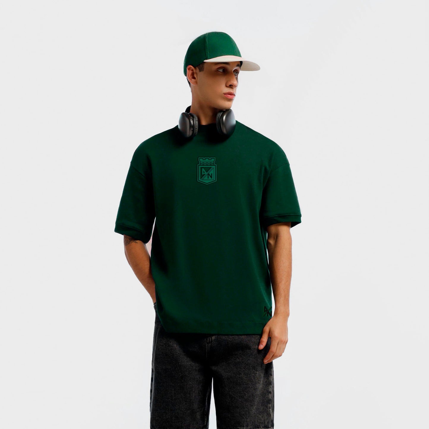 Camiseta Verde Atlético Nacional Oversize Estampado en Serigrafía 3D 1954 - Cluubes⚽