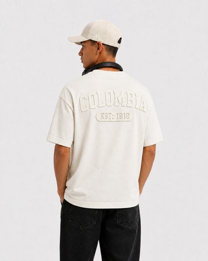 Gorra Premium Selección Colombia Blanco Hueso