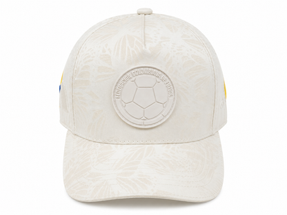Gorra Premium Selección Colombia Blanco Hueso