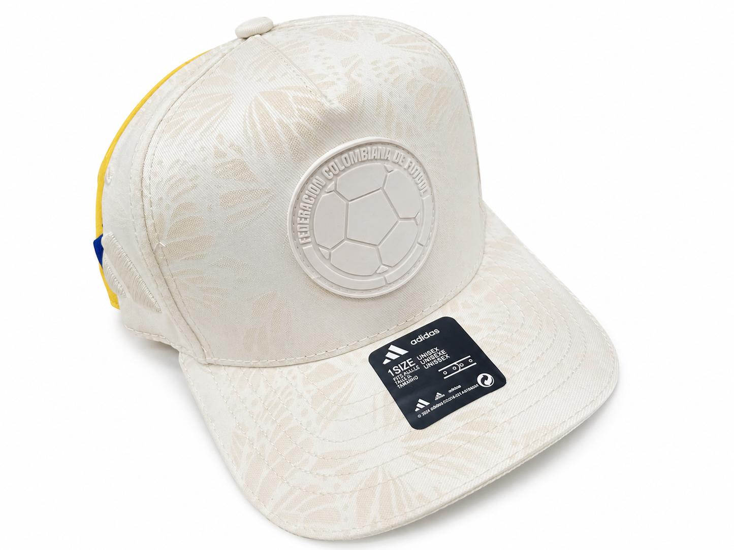 Gorra Premium Selección Colombia Blanco Hueso