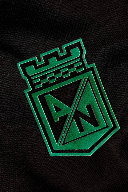 Camiseta Negra Oversize Atlético Nacional Estampado 3D 1954 - Cluubes⚽