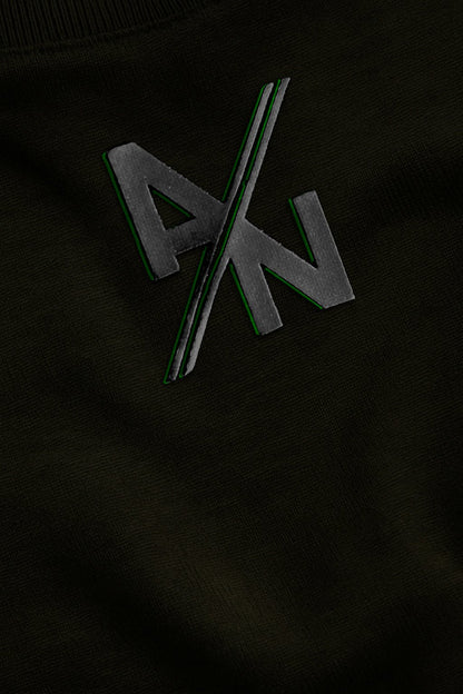 Camiseta Negra Oversize Atlético Nacional Estampado 3D 1954 - Cluubes⚽