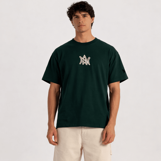 Camiseta Oversize Verde Esmeralda S.D.V.S.F - Cluubes