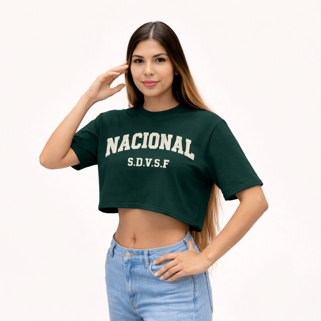Crop Top Verde Esmeralda S.D.V.S.F (Talla Única) - Cluubes