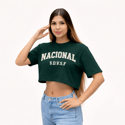 Crop Top Verde Esmeralda S.D.V.S.F (Talla Única) - Cluubes