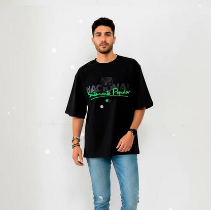 Kit Combo Navideño - Camisa Negra Sentimiento Popular Oversize - Cluubes