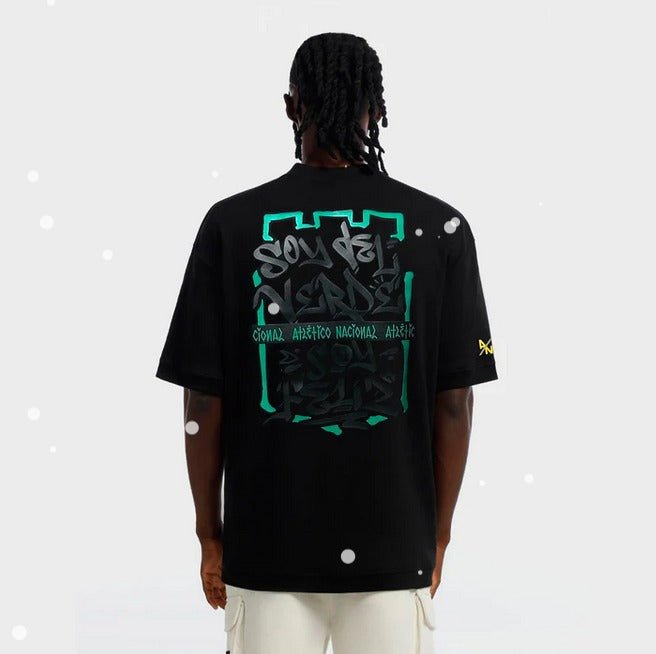 Kit Combo Navideño - Camisa Negra Soy del verde soy feliz Oversize - Cluubes