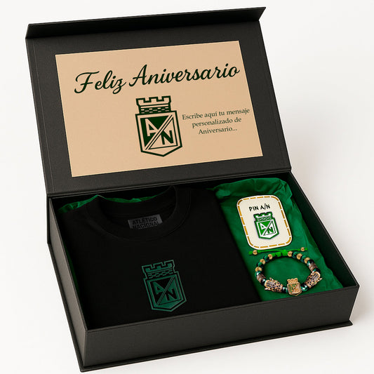 Kit Feliz Aniversario Atlético Nacional 1954 Negro - Cluubes