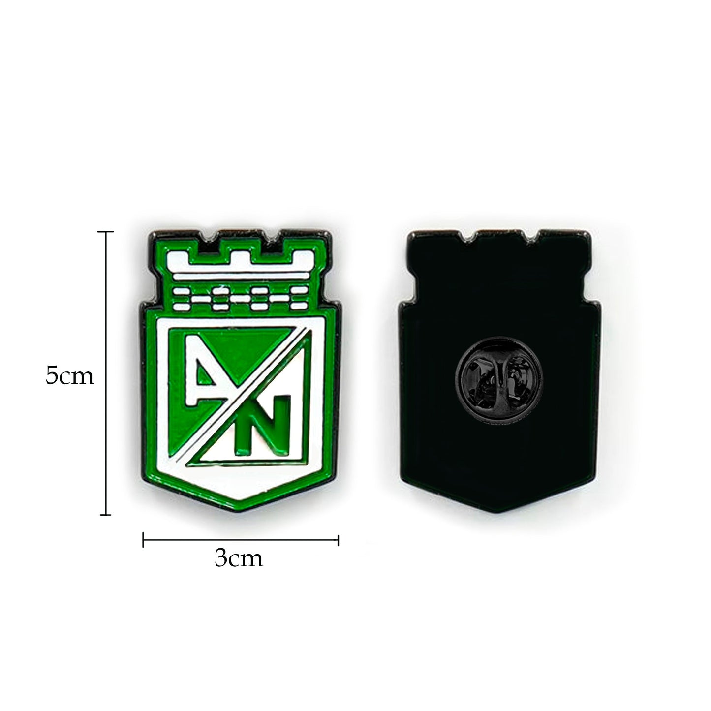 Pin Metálico Escudo de Atlético Nacional - Cluubes